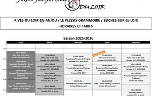 Modification des horaires de cours du jeudi