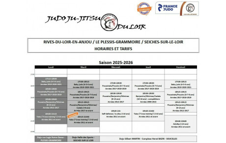 Inscription pour la saison 2025-2026